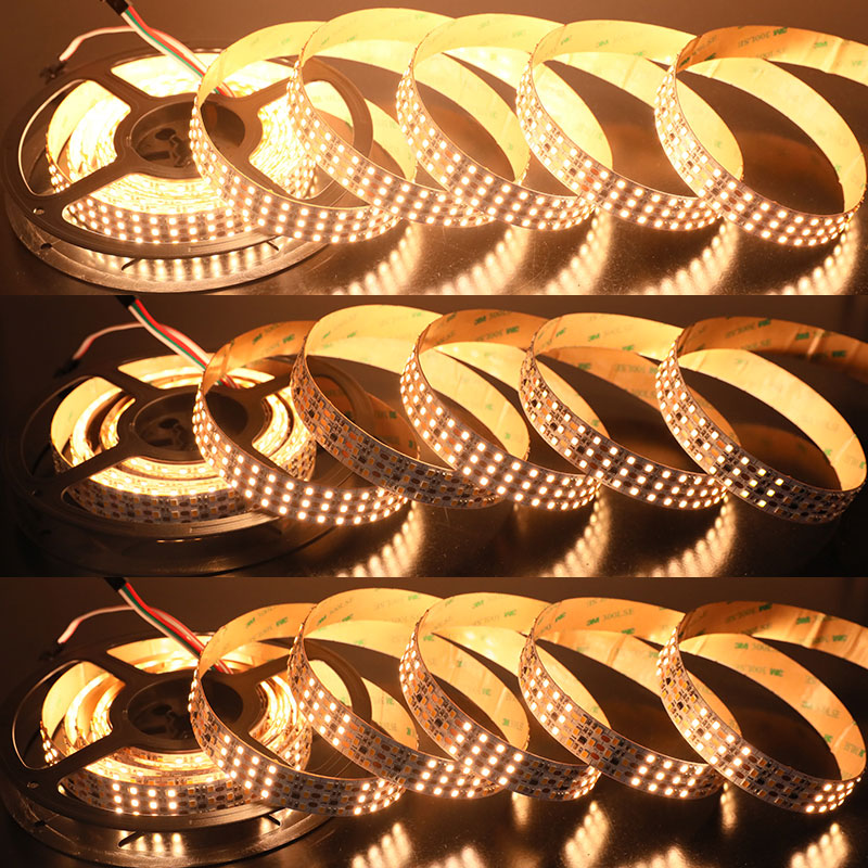 WS2811 Ultra Bright Addressable White LED Triple Row Strip WS2811 Ultra Bright Addressable White LED Triple Row Strip